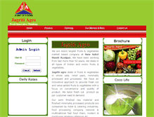 Tablet Screenshot of jagritiagro.com